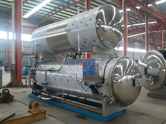 双层水浴卧式杀菌锅